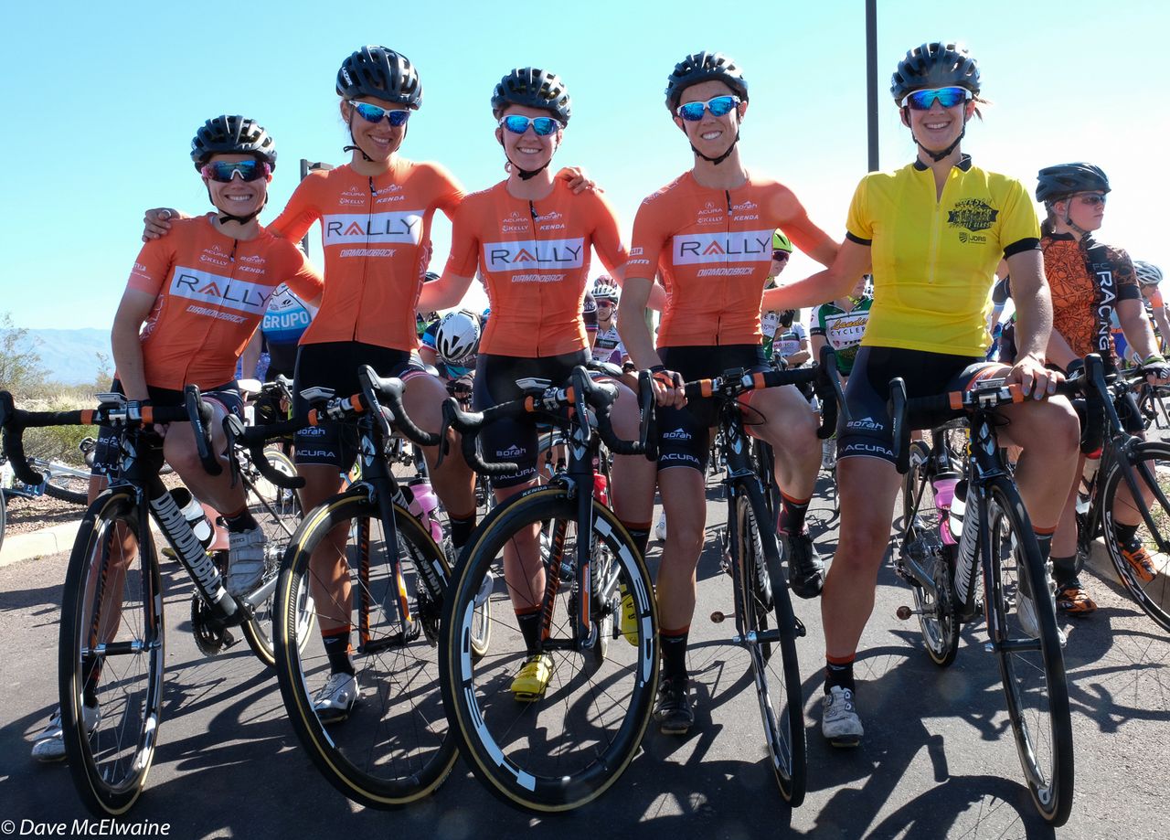 Rally Team was leading into the final day with Sara Bergen in the yellow jersey