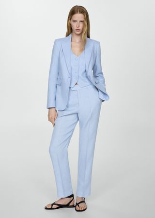 Blazer Suit 100% Linen