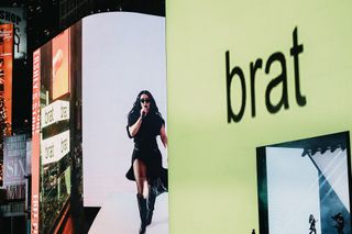 Singer Charli XCX and Brat album marketing