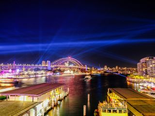 Light installations from Vivid Sydney light festival