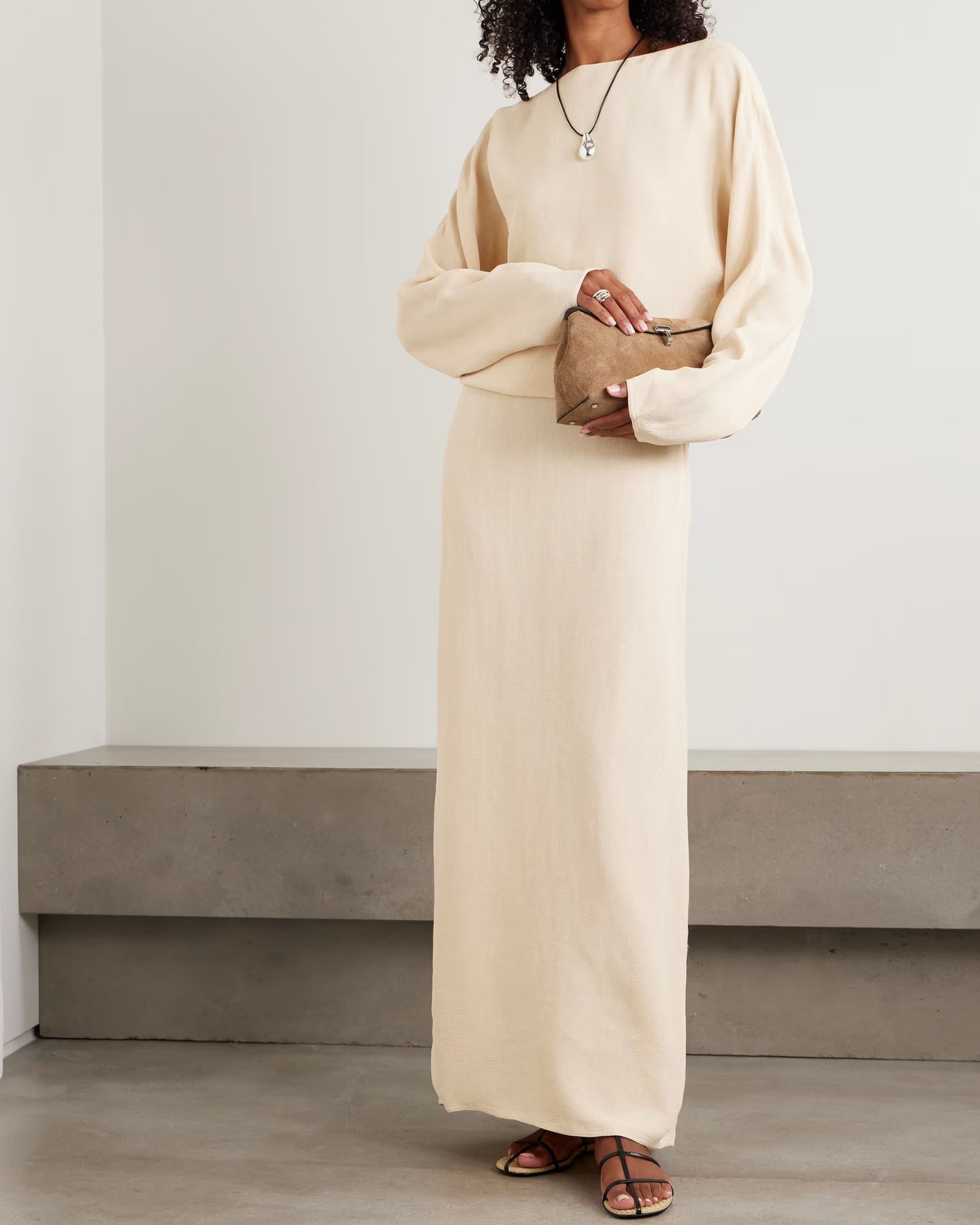 Matteau Woven maxi skirt