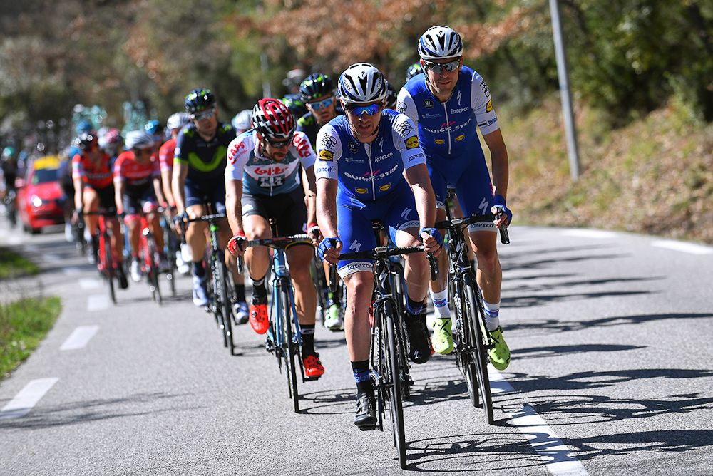 Quick-Step's Yves Lampaert and Jack Bauer