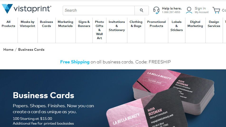 best online business card maker free