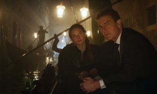 Rebecca Ferguson and Tom Cruise in Mission: Impossible Dead Reckoning Part One from Paramount Pictures and Skydance. 