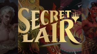 Secret Lair logo on BG3 and D&D background