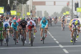 Alexander Kristoff (Katusha) wins the stage 4 sprint at Tour of Qatar