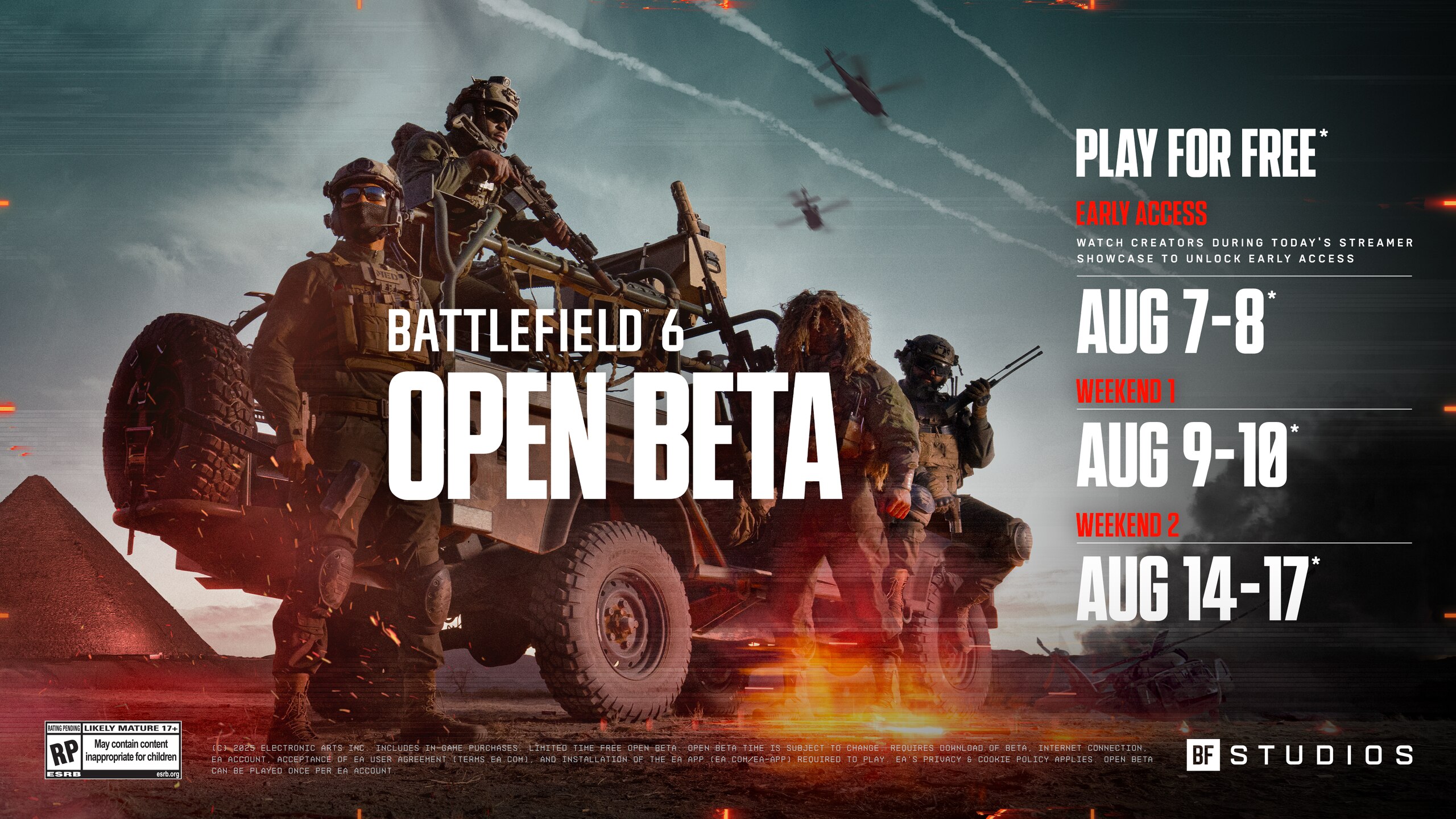 Battlefield 6 beta times