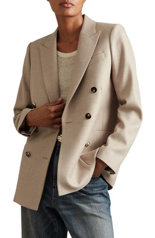 Harriet Wool Blend Double Breasted Jacket