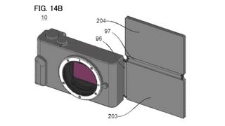 Canon foldable camera screen