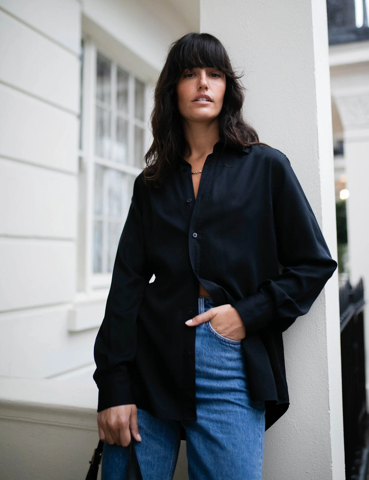 The Boyfriend: Tencel&amp;trade; Lyocell, Black