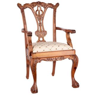 A regency style armchair from Wayfair