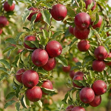 Apple Tree Saplings &amp;ndash; 3 Live Dormant Apple Trees for Planting, Cold Hardy Fruit Tree Starts for Backyard Orchard, Garden &amp;amp; Container Growing - Ships Bare Root
