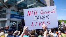 Protest against NIH cuts