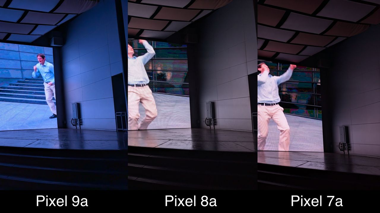Camera samples comparing the Pixel 9a to the Pixel 8a and Pixel 7a.