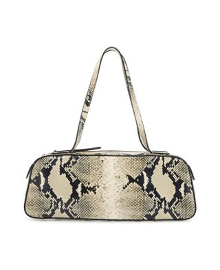 Khaite, Simona Python Leather Shoulder Bag