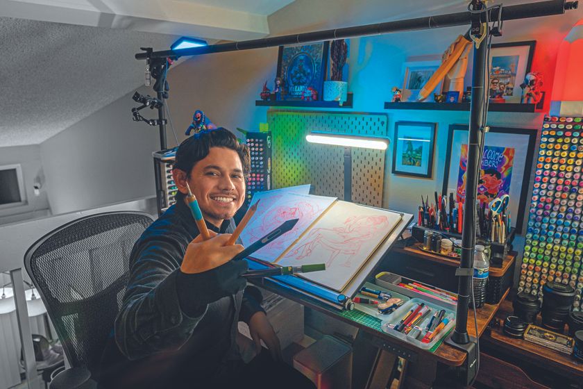 Geizi Guevara&#039;s art studio