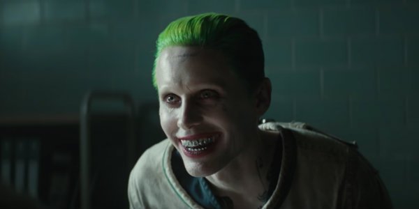 Jared Leto playing the Joker in Suicide Squad