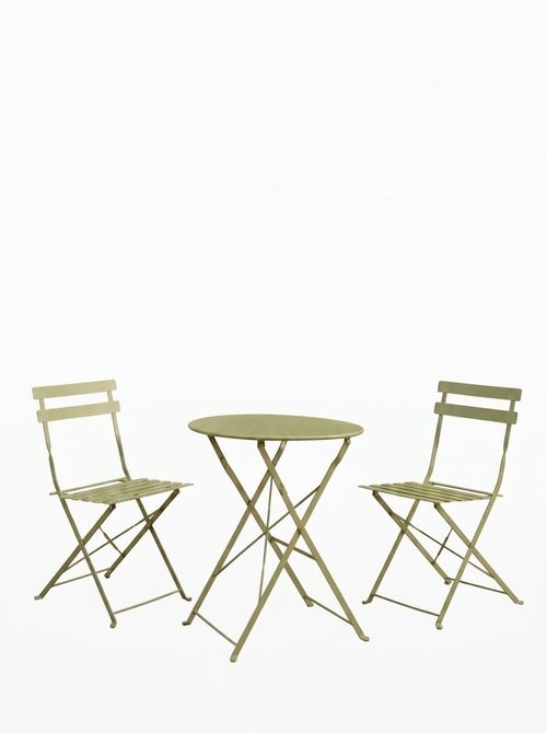Heritage Green 3 Piece Garden Bistro Set