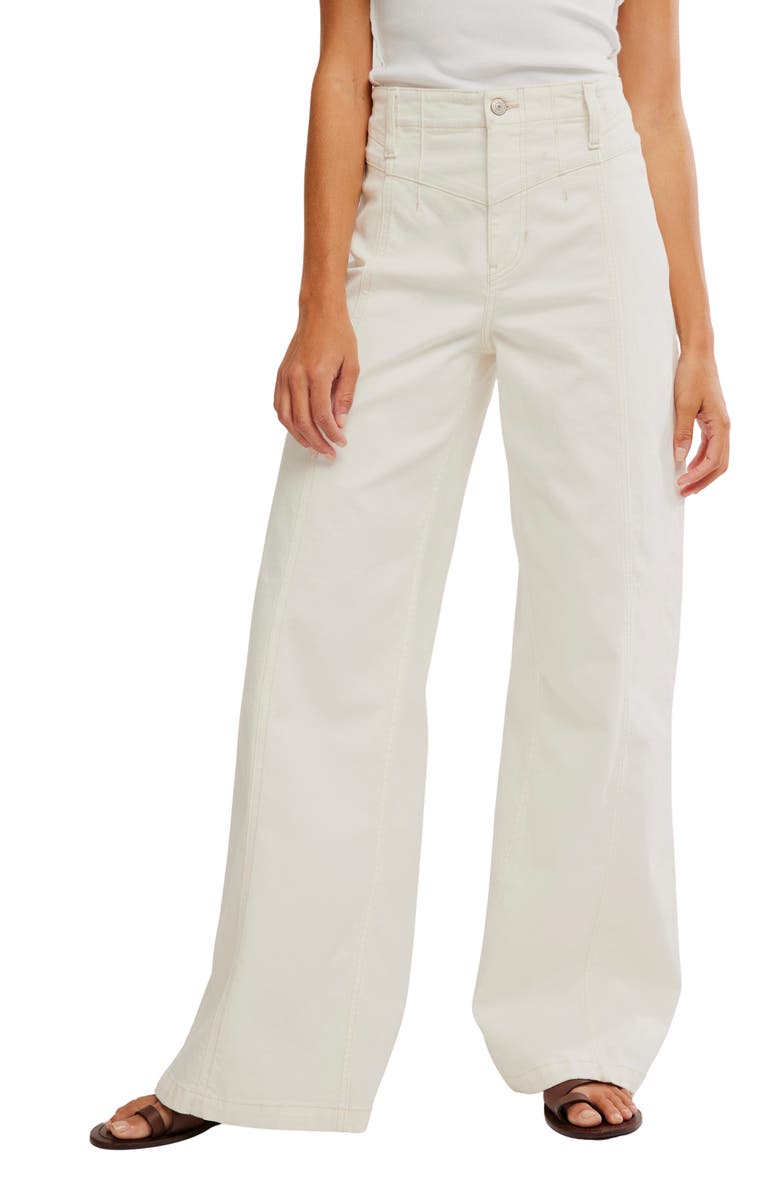 Libre Front Yoke Wide Leg Jeans