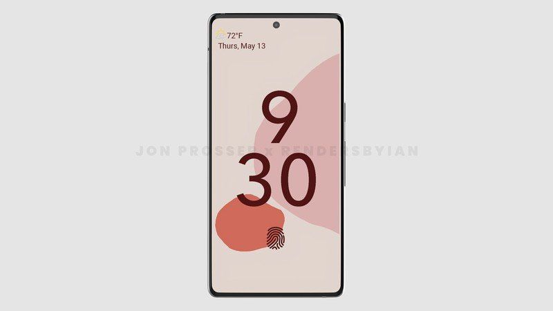 Google Pixel 6 Leak Front