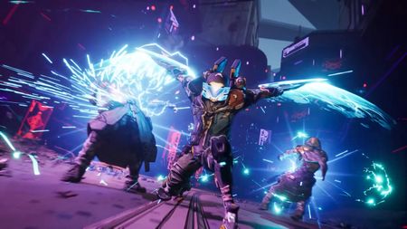 Borderlands 4 Rafa screenshot with twin arc blades