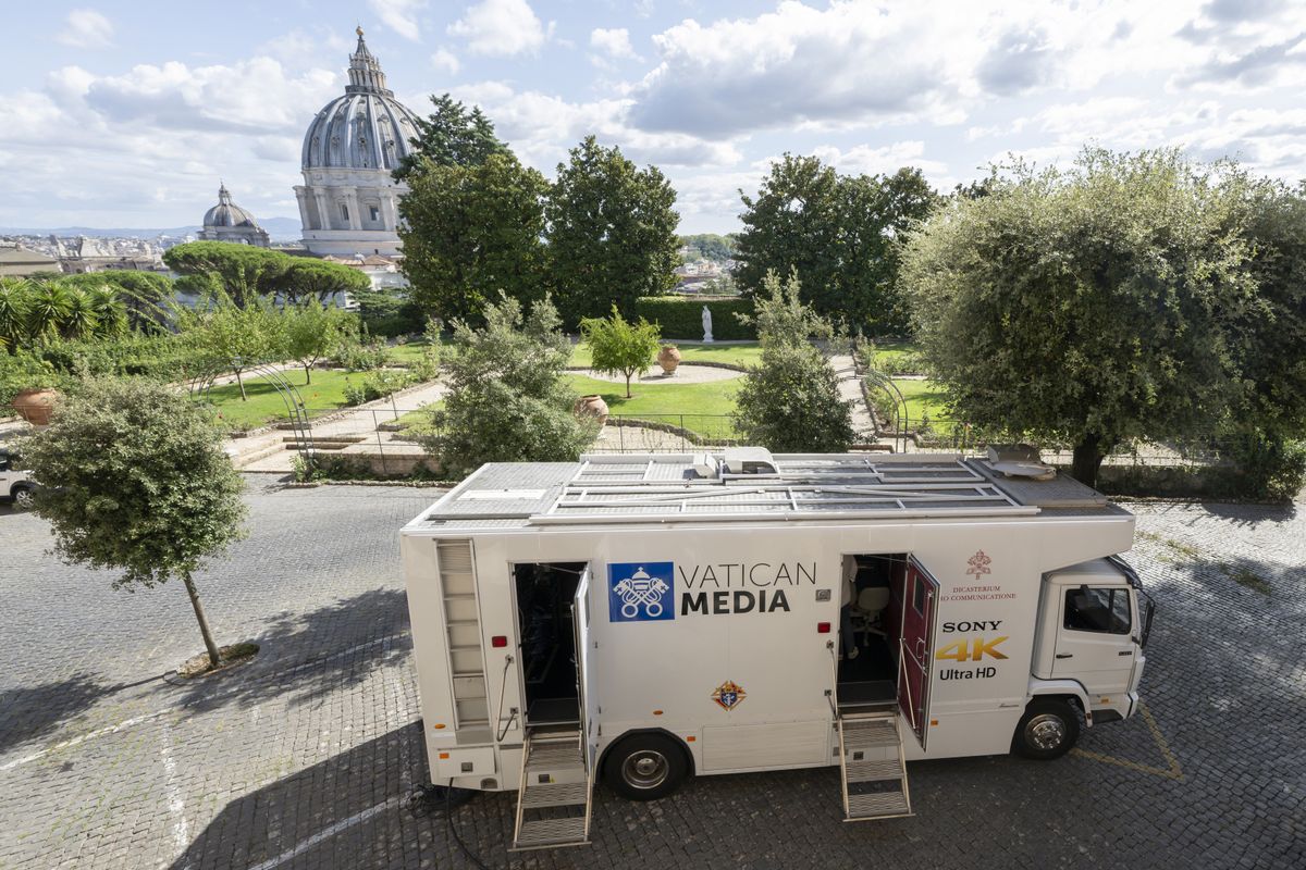 A Sony-powered production truck for Vatican Media