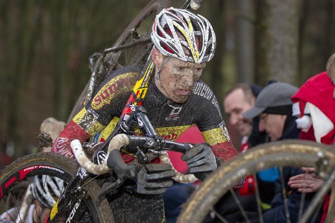 Klaas Vantornout got away to take second to Mourey in Namur