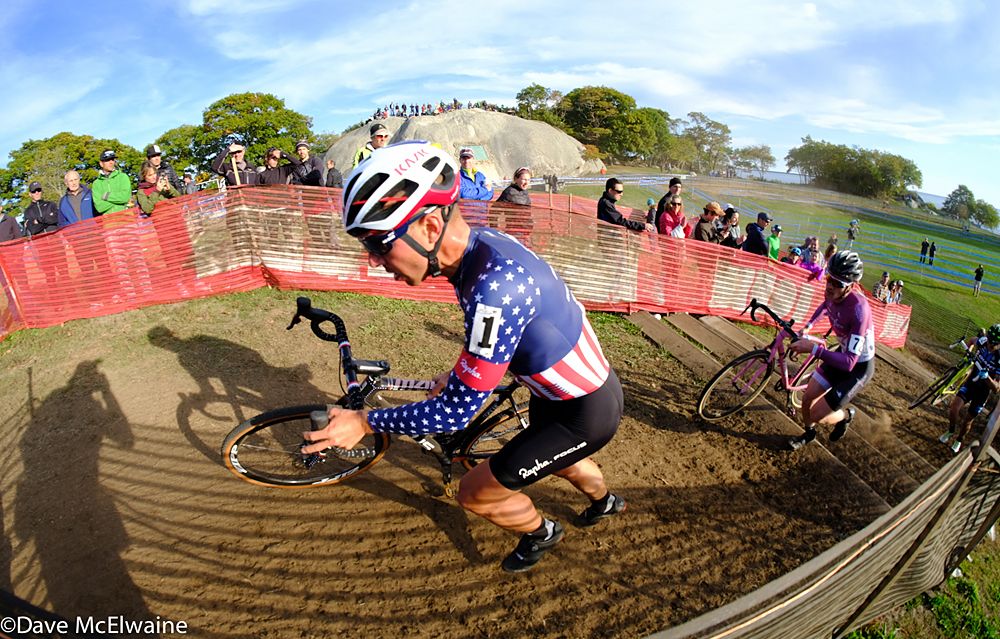 Jeremy Powers (Aspire Racing) was over twenty seconds behind White halfway through the contest