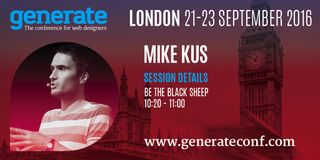 Learn why you should be the black sheep with Mike Kus at Generate London