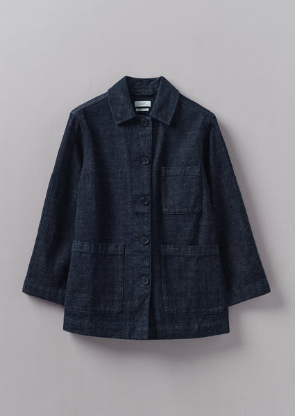 Japanese Denim Chore Jacket | Indigo