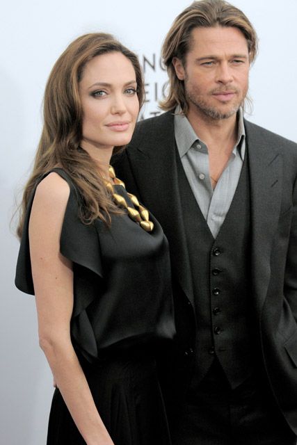 Brad Pitt &amp; Angelina Jolie - Brad Pitt - Angelina Jolie - Angelina Jolie: ?I could end up pregnant? - Angelina Jolie Pregnant - Marie Claire - Marie Claire UK