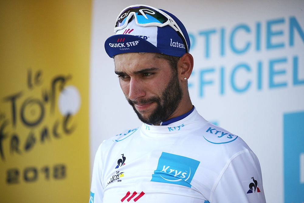 Fernando Gaviria loses the yellow jersey but stays in the lead of the young rider classification at the Tour de France