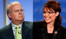 Karl Rove and Sarah Palin.