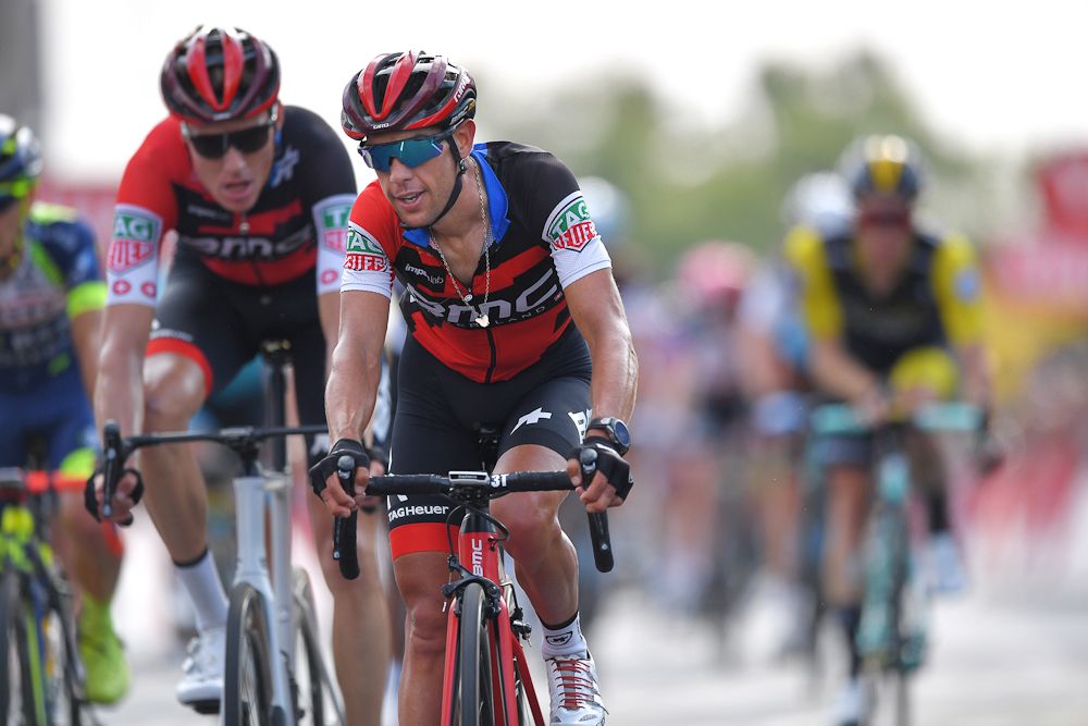 Richie Porte finishes stage 7 at the Tour de France