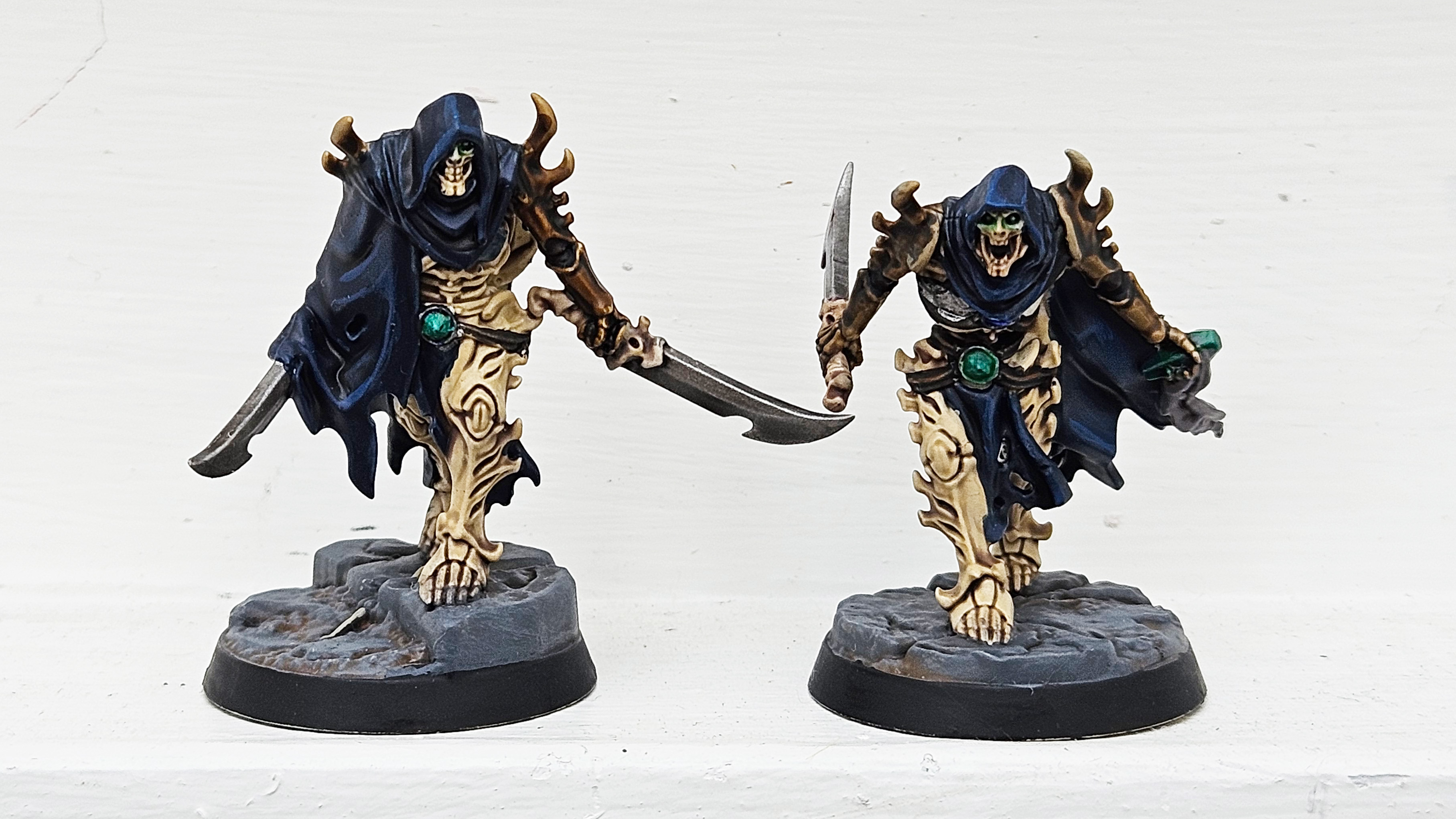 Mortis Reapers from Games Workshop, painted by Will Salmon