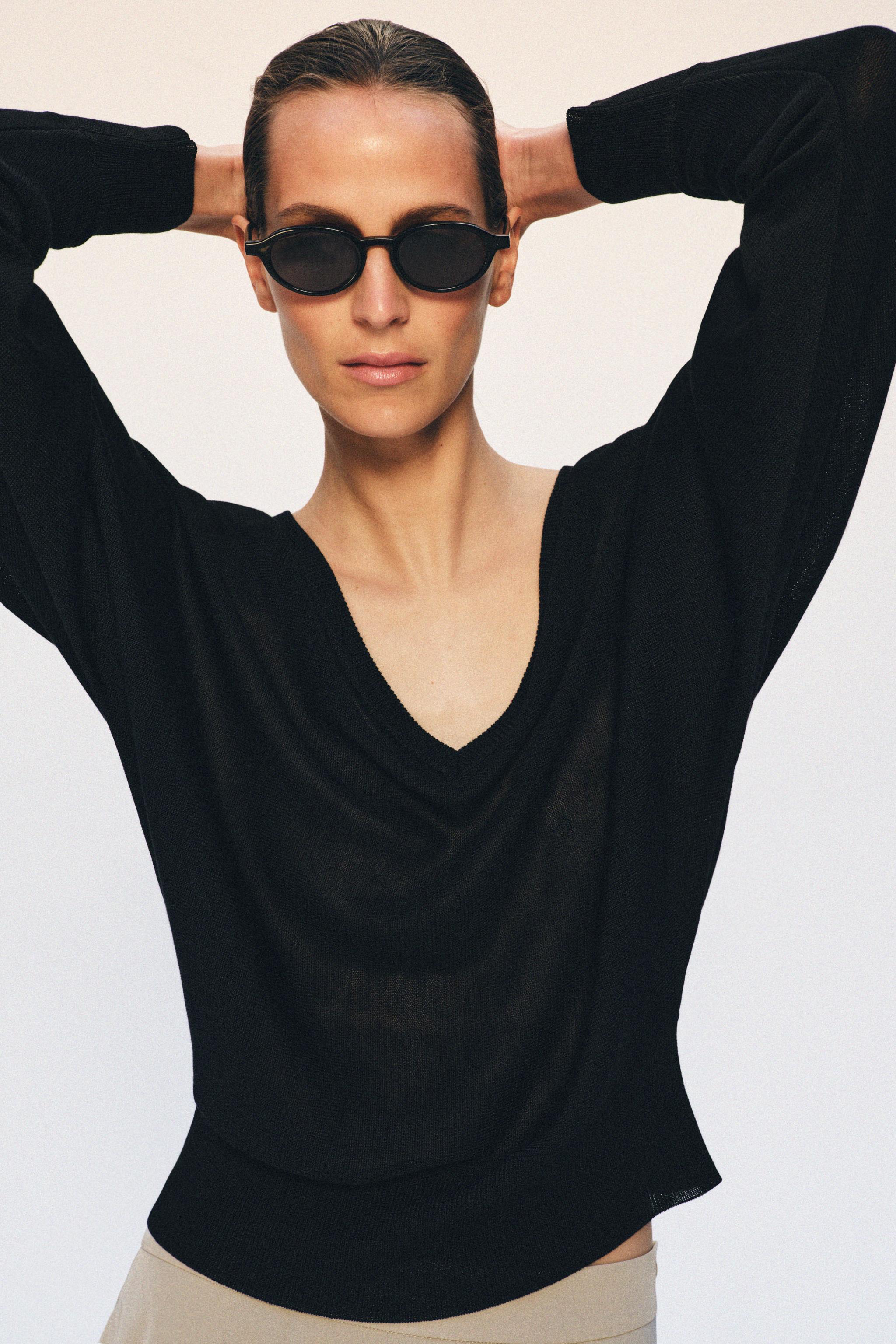 Preppy Sunglasses - Black - M