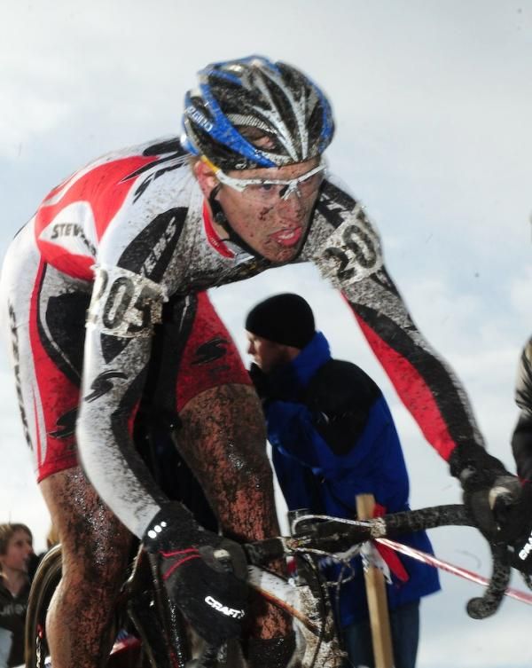 David Hackworthy (Team Plan C) putting in a fourth place ride.
