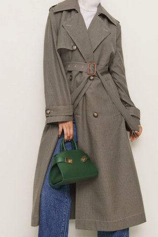 Reformation Matteo Trench (Was $368)