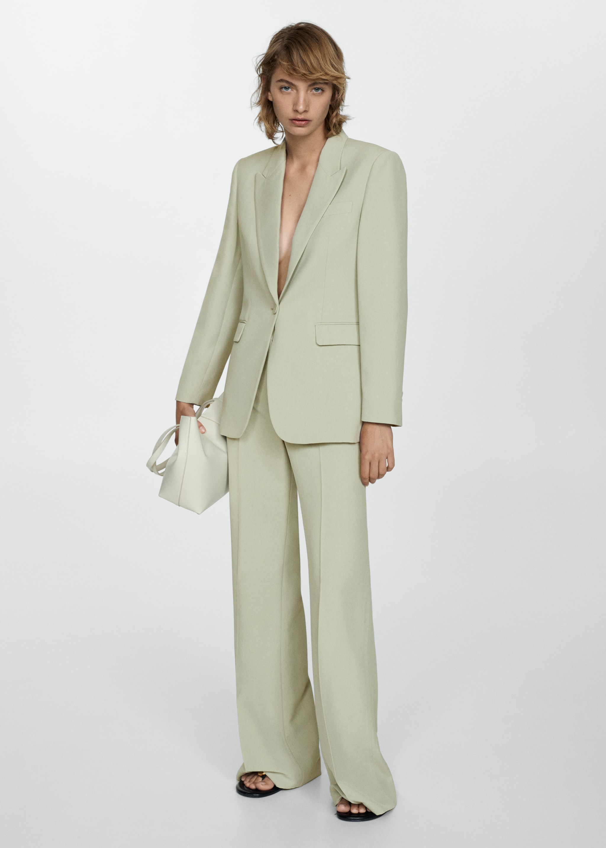 Lyocell Suit Jacket - Women | Mango Usa