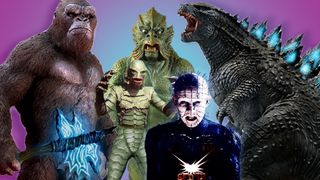 Five of the best movie monster designs: Godzilla x Kong, Creature from the Black Lagoon, Pinhead, Kraken