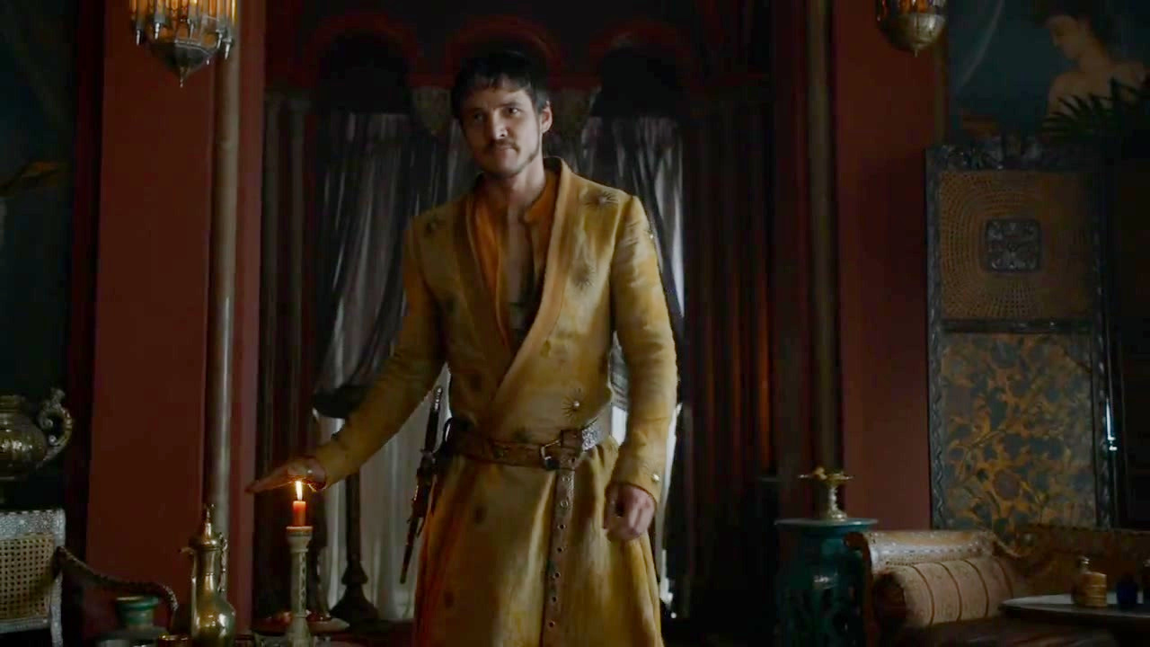 Pedro Pascal in Game of Thrones.