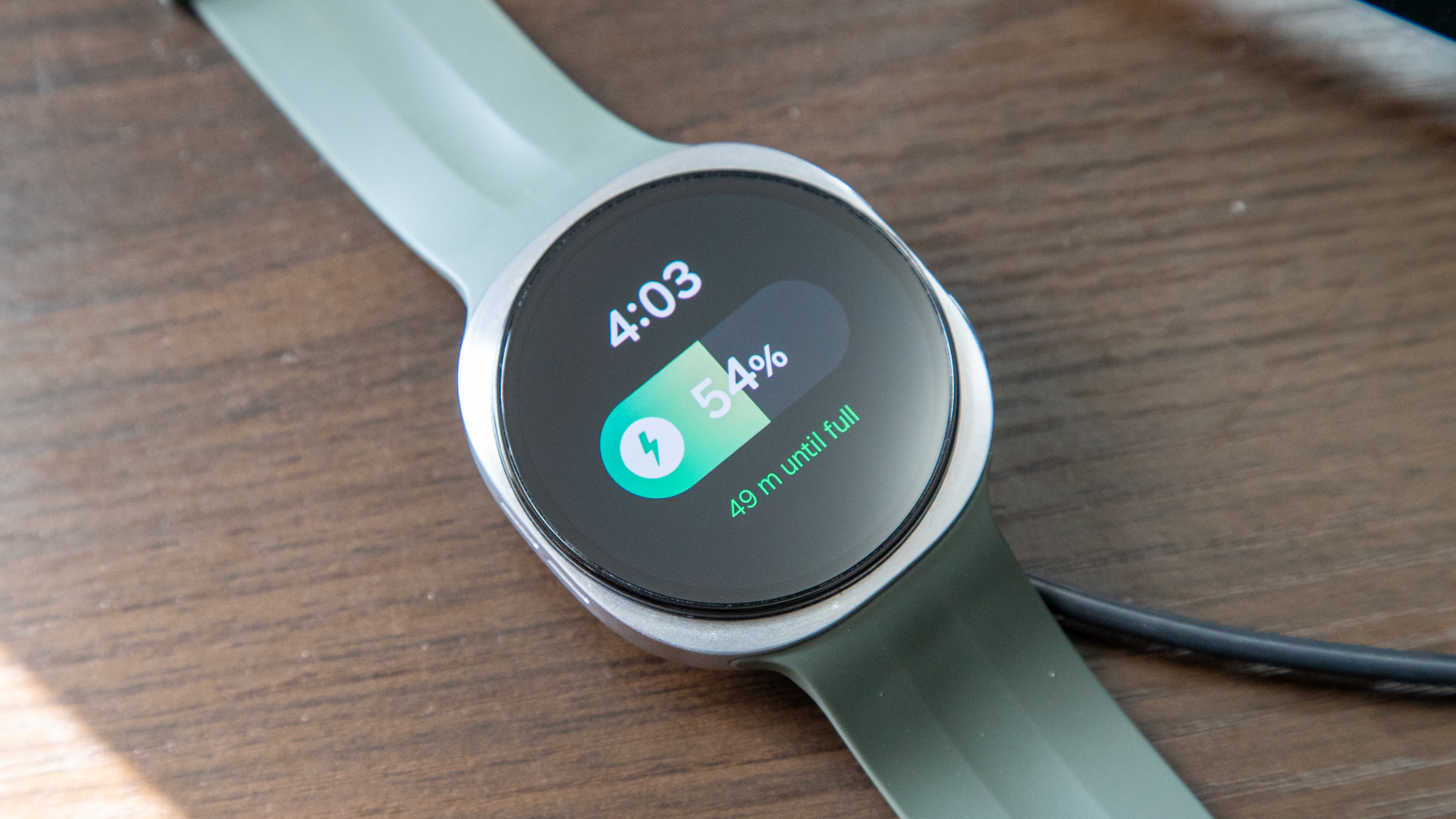 Charging the Galaxy Watch 9