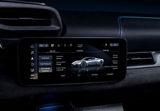Maserati MC20 touchscreen