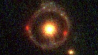 In the field of one of JWST's largest-area surveys, COSMOS-Web, an Einstein ring was discovered around a compact, distant galaxy. It turns out to be the most distant gravitational lens ever discovered by a few billion light-years.