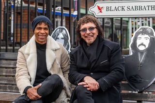 Carlos Acosta and Tony Iommi on Black Sabbath Bridge, Birmingham