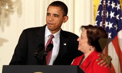 Justice Elena Kagan and President Obama