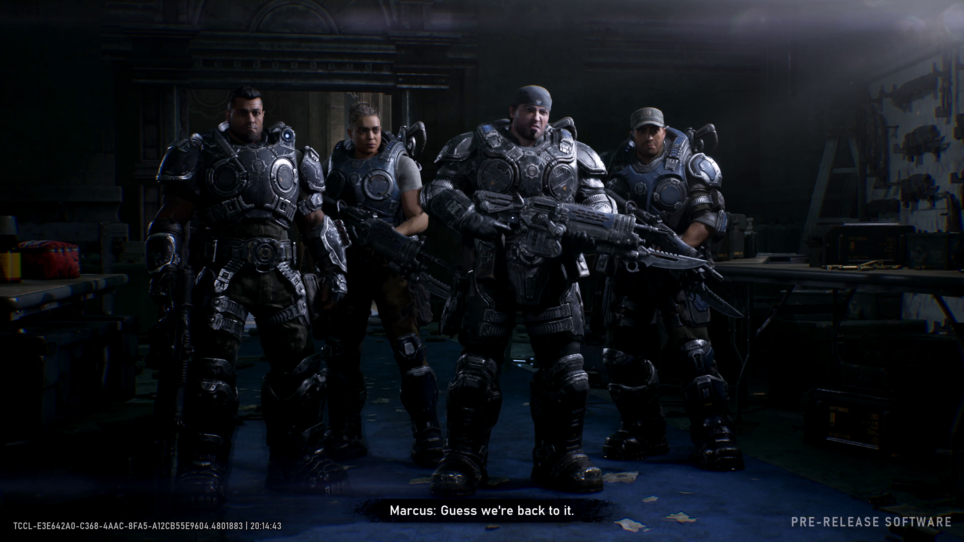 Gears of War: E-Day Campaign Preview Screenshots running on an Xbox Series X