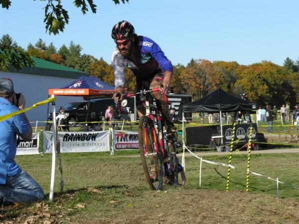 Dan Timmerman chases en route to victory.