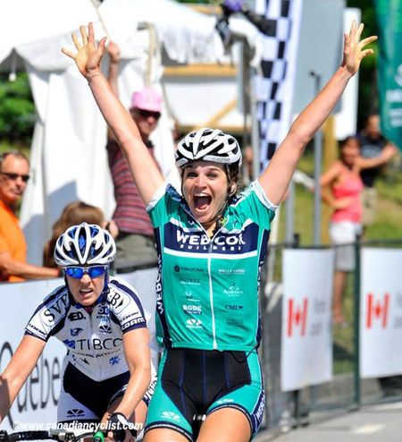Joelle Numainville (Webcor Builders) won the first edition of the Grand Prix Gatineau.