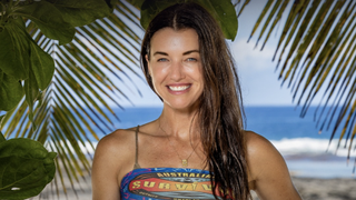 Parvati from Survivor Australia 2025 season 11 pictured on a beach in Samoa